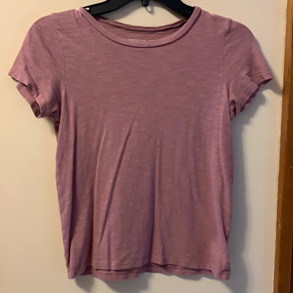 AE mauve basic tee size XS